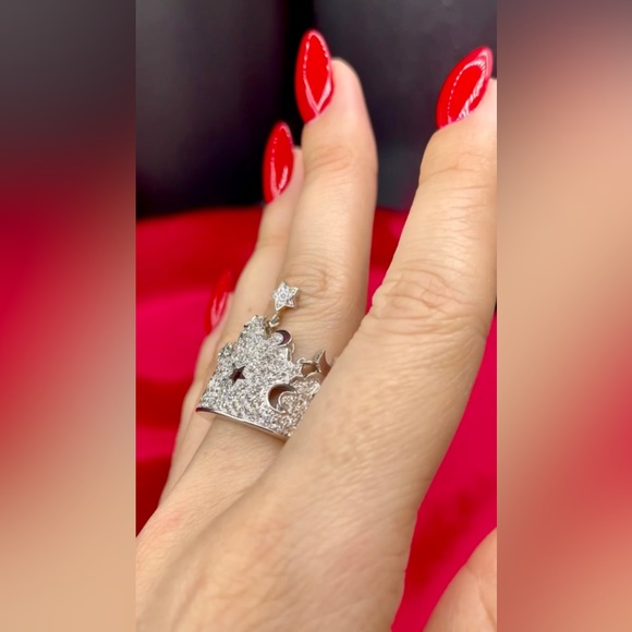 Gorgeous ring😍 White gold 14K, Natural diamonds - Picture 4 of 4